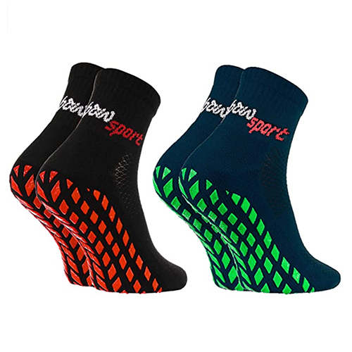 Rainbow Socks - Hombre Mujer Calcetines Antideslizantes de Deporte